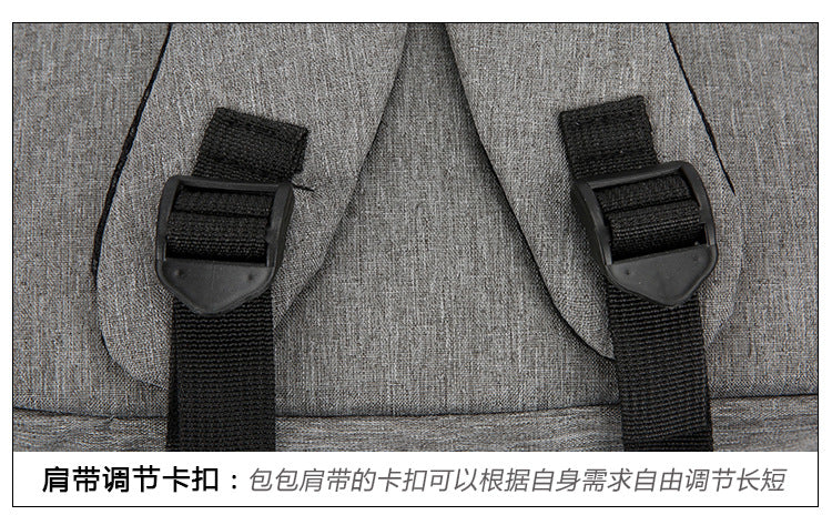 Cross-Border Wholesale Laptop Backpack, Backpack, Casual Three-Piece Gift, Casual School Bag, Men's and Women's Backpack
