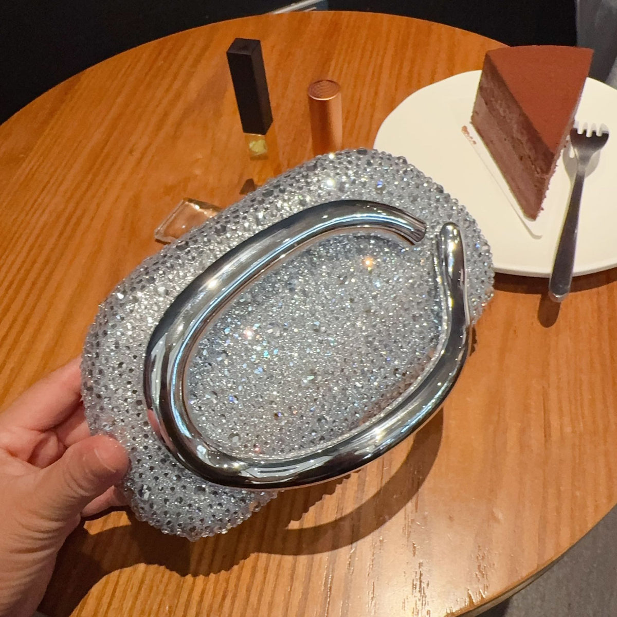 European and American Cross-Border Trendy Classic Round Box Clutch Bag Evening Bag Acrylic Bag Retro Metal Handle Single Shoulder Crossbody