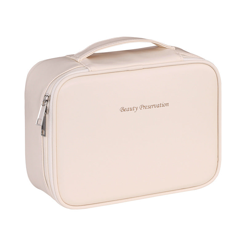 Cross-border New Products Split Cosmetic Bag Large Capacity Advanced Sense Multifunctional Cosmetic Storage Bag Niche Design