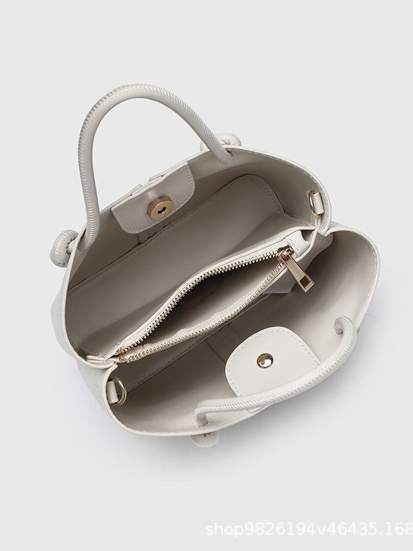 Zr's Same Style Bag, New Women's Bag, Urban Casual Satchel Crossbody Bag, Niche Design Casual Bucket Bag, Dropshipping