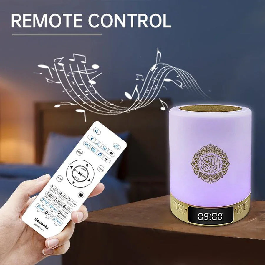 Koran Azan Islamischer Muslimischer Koran Arabischer Ramadan Kabelloser Bluetooth-Lautsprecher Tragbare Helle Nachtlampe Heilige Lampe Arabischer Islam Sound