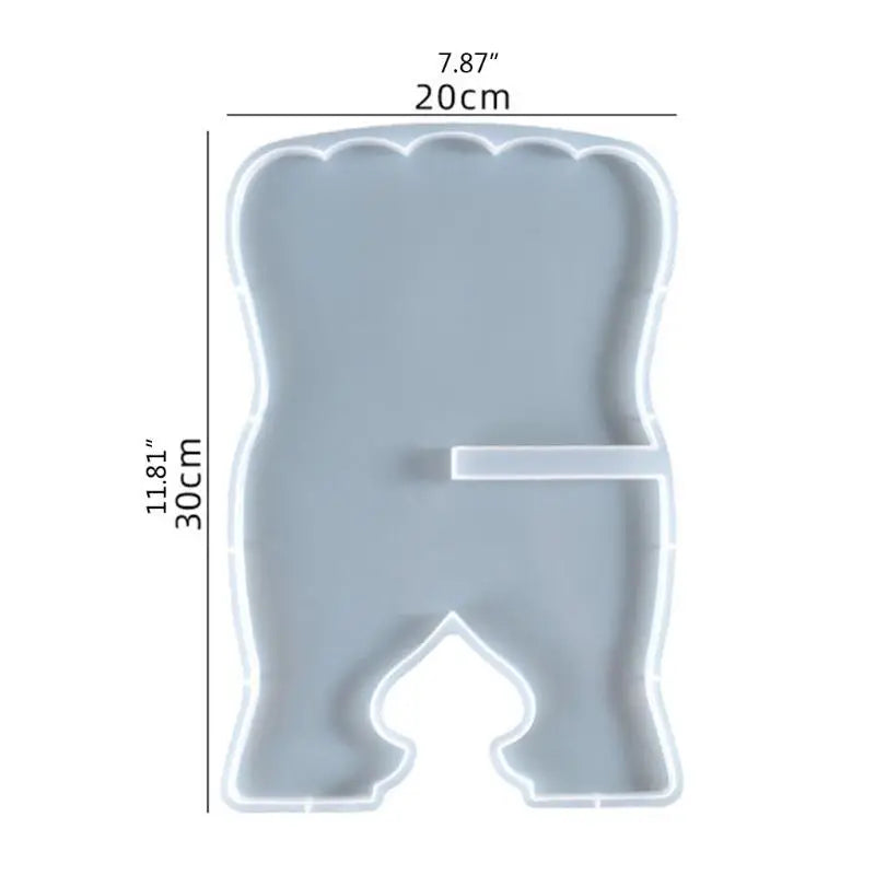 31BB Islamic Quran Holy Book Stand Holder Silicone Mold for Eid Ramadan Gifts