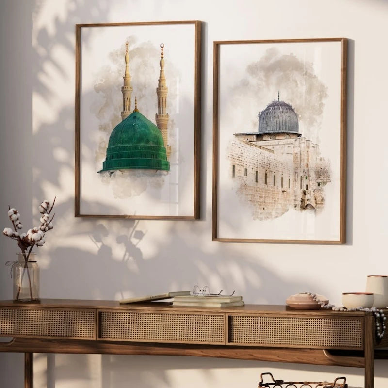Islamic Architecture Posters, Wall Art Prints, Living Room Decorative Paintings - Posters for Mosques and Prophets
