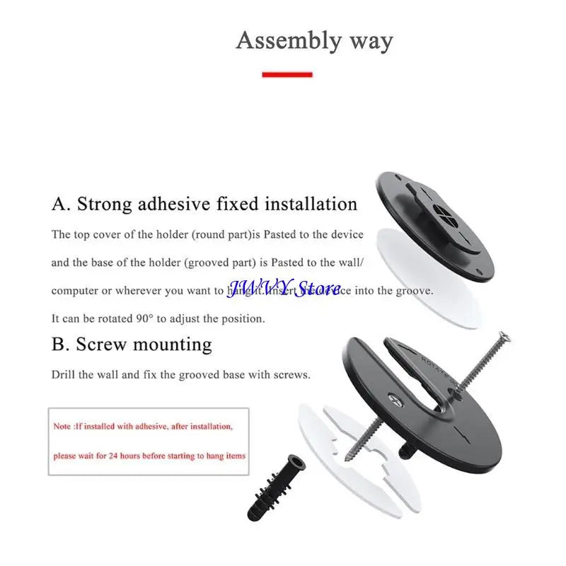 573A Router Wall Mount unterstützt Set-Top-Box/Festplatte/Mobile Power/Tablet-Speicher