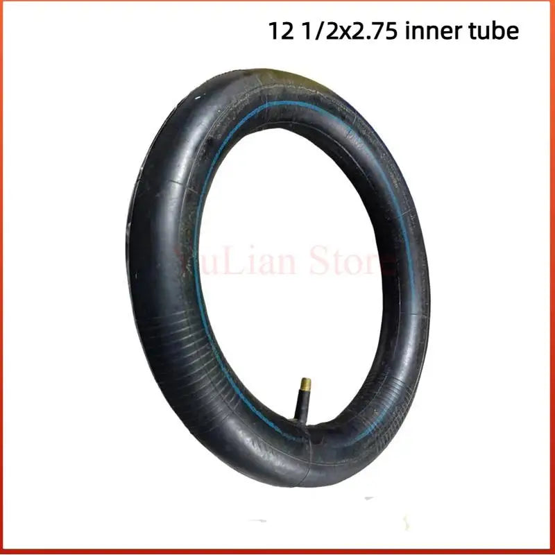 12In Electric bicycle Inner Tube 12 1/2x2.75With Straight/bent Mouth Valve EBike Scooter 12.5x2.75 Tube DurableWear