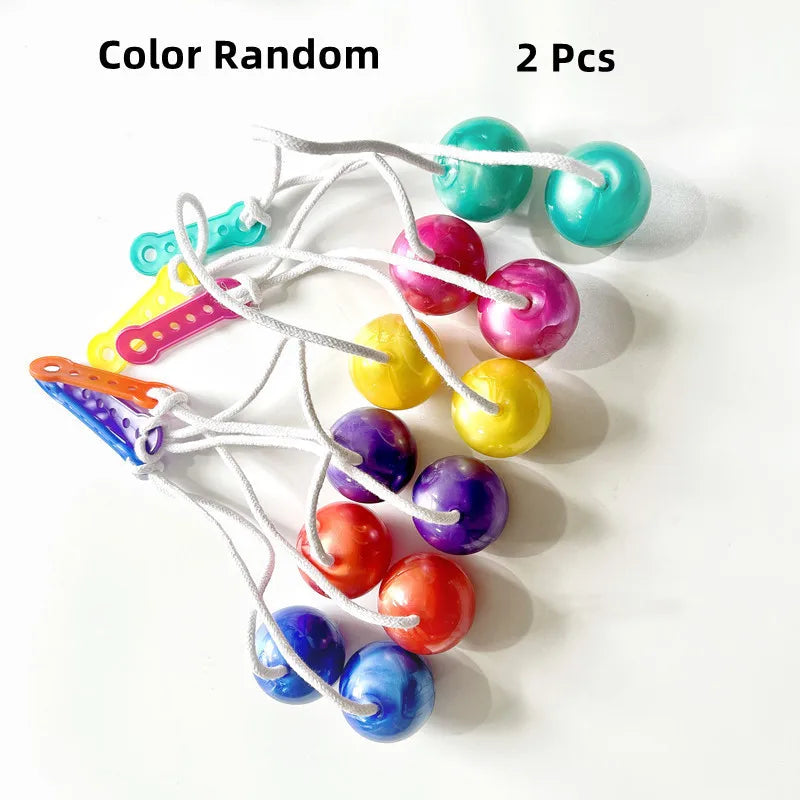 Fidget For Anxiety Click Clack Clackers Balls On A String Finger Toy Stress Adults Kids Juguete Para Aliviar El Estrés Gift