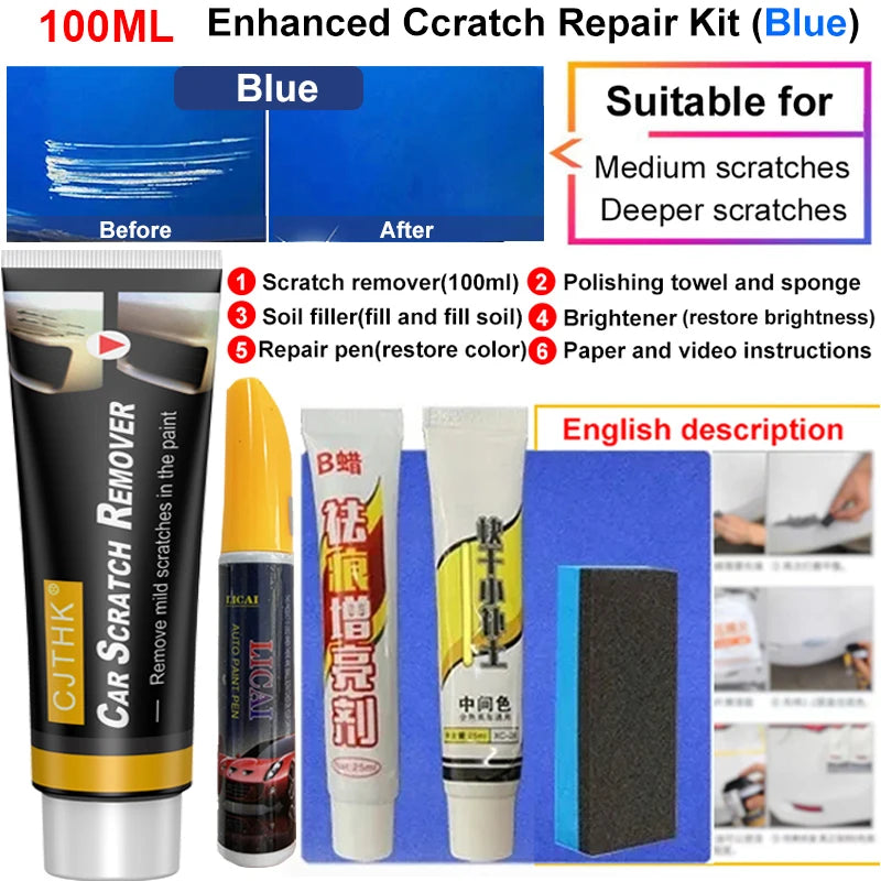 Auto Kratzer Entferner Farbe Pflege Werkzeuge Auto Swirl Entferner Kratzer Reparatur Polieren Auto Körper Schleifen Verbindung Anti Scratch Wachs