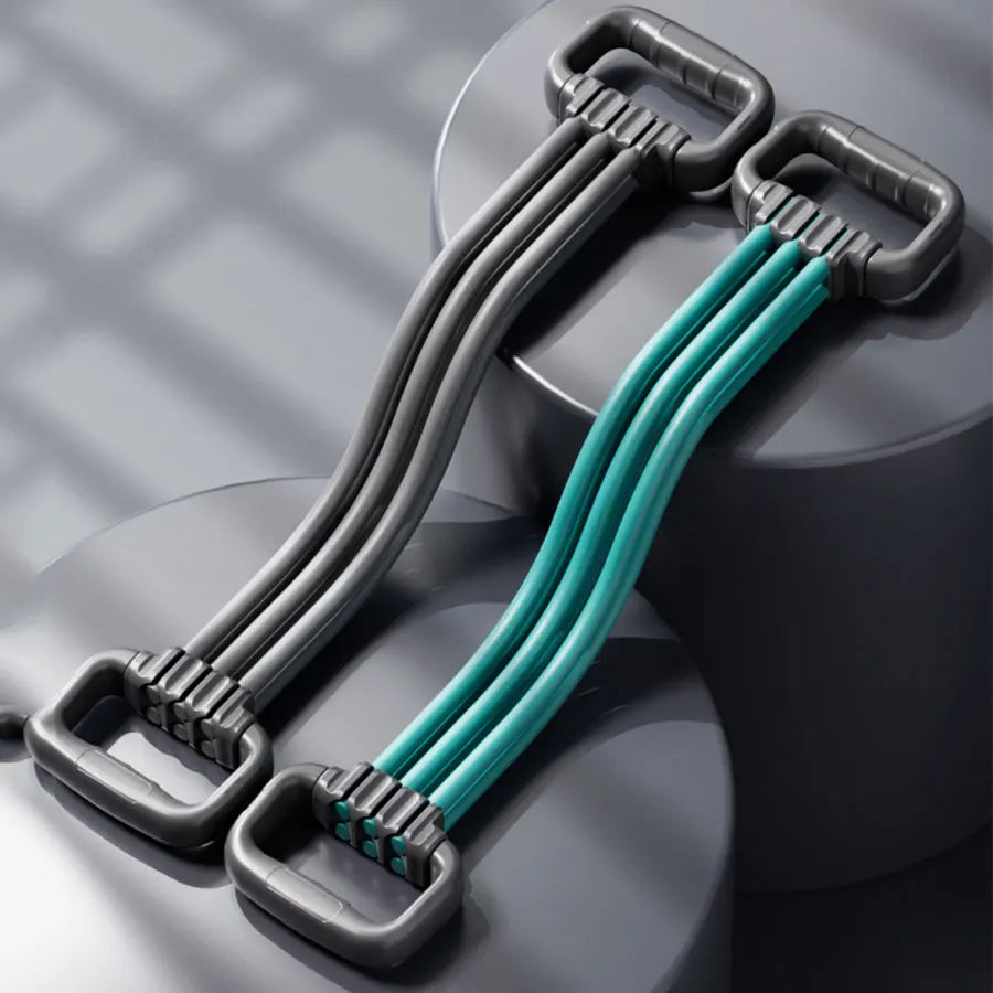 Adjustable Shoulder, Back, and Chest Muscle Trainer with Multi Functional Fitness High Elasticity Arm Stretching Elastic Rope