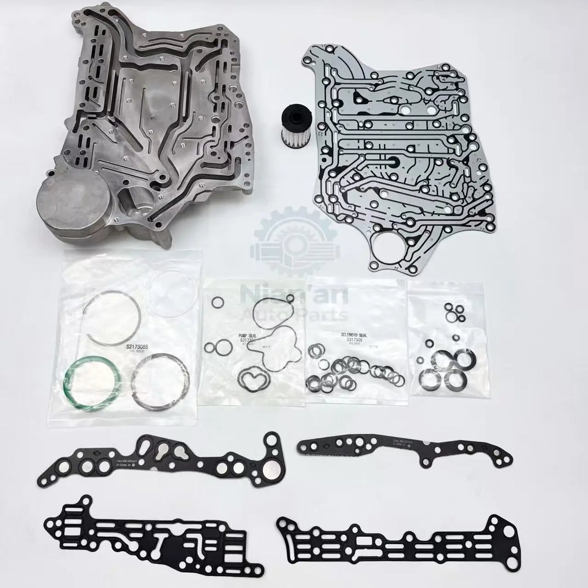 0DD DQ400 DQ400E Automatikgetriebe Ventilkörperplatte Filter Dichtungen O-Ringe Reparatur- und Überholungskit für Hybrid VW Arteon Passat AUDI