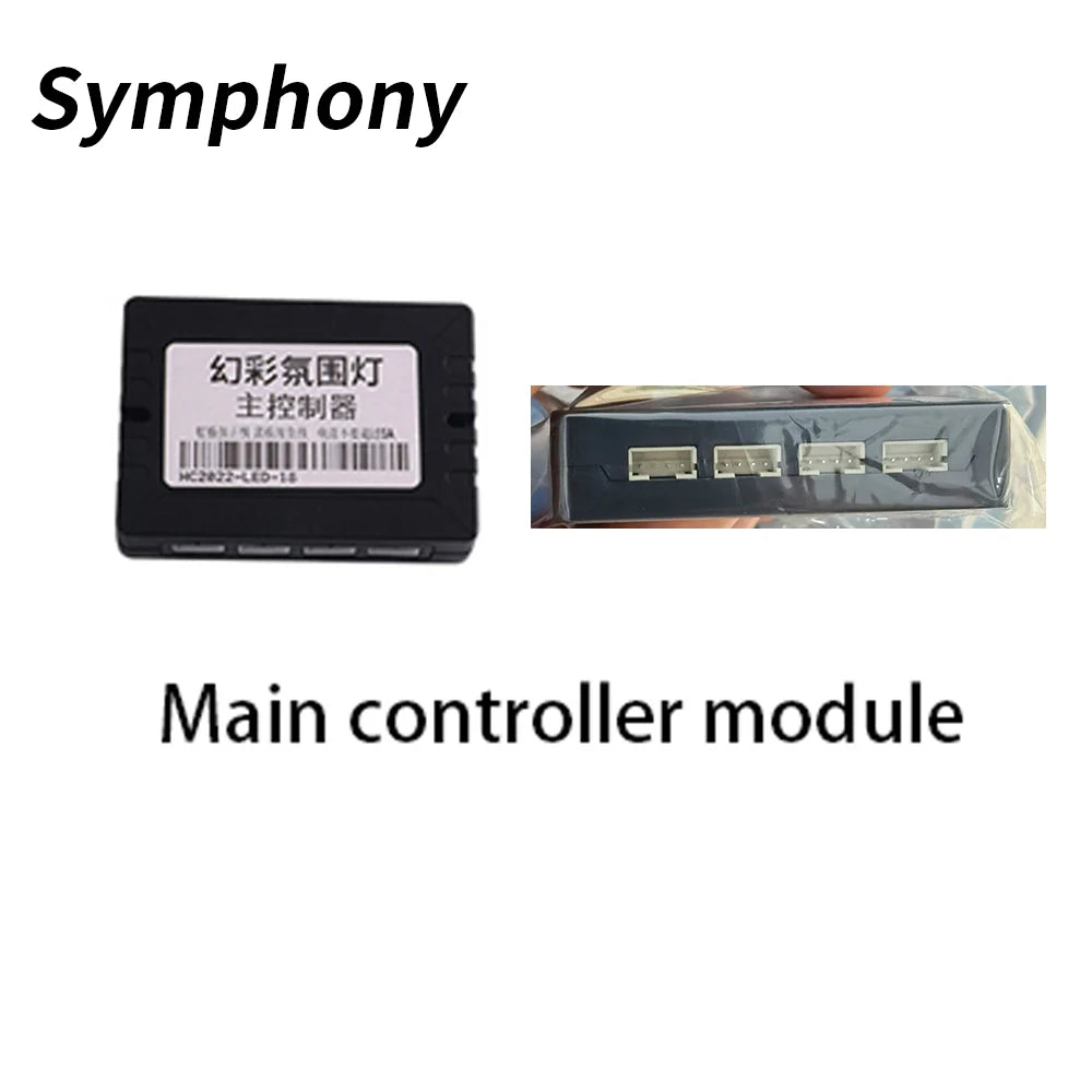 "Magic lantern" Symphony Ambient Light Accessories Full Colors Streamer Rainbow Parts 3 pin 3 wires LED Interior Mouldings