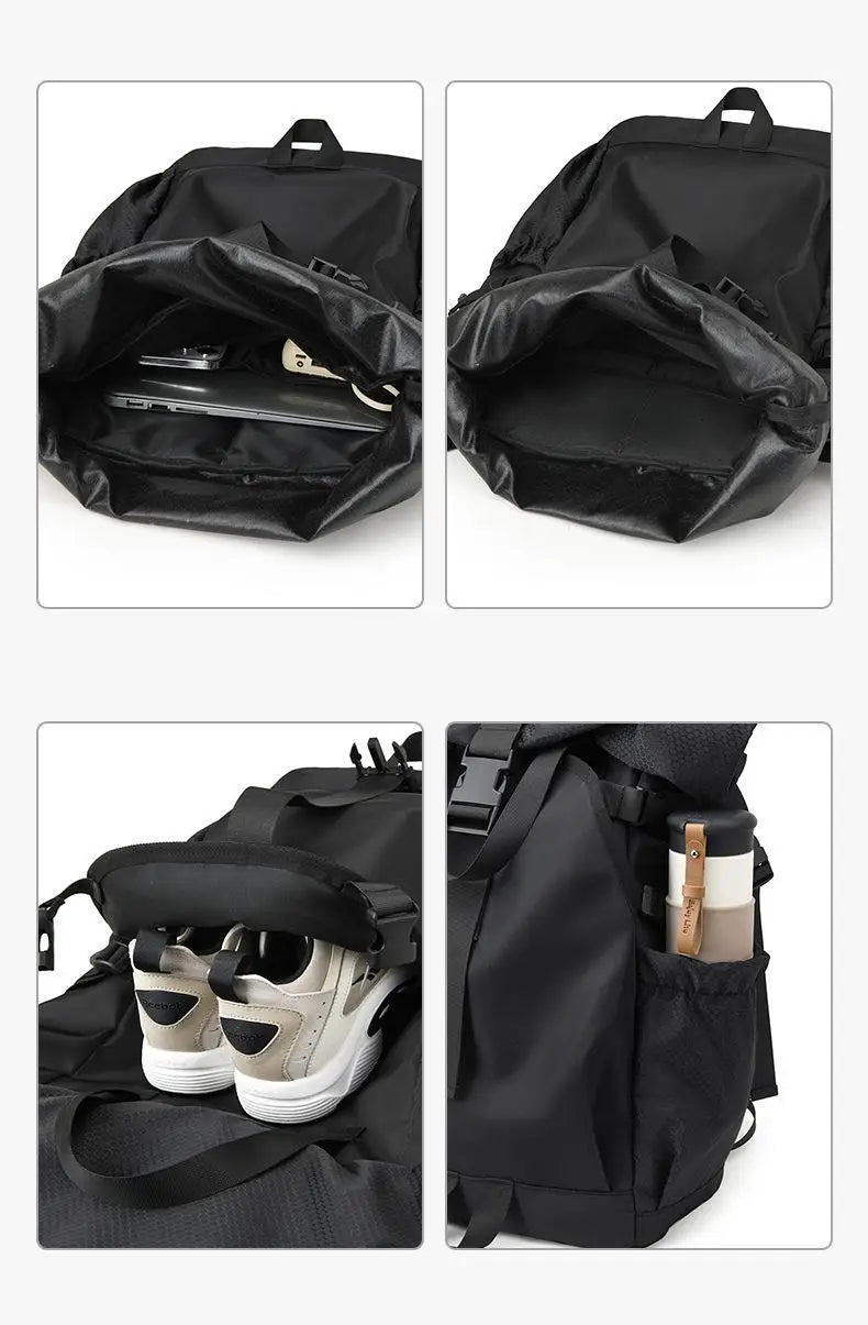 Funktioneller Rucksack für Reisen, Sport, Bergsteigen, Wandern, großes Fassungsvermögen, wasserdicht, leicht, Computer-Schultasche