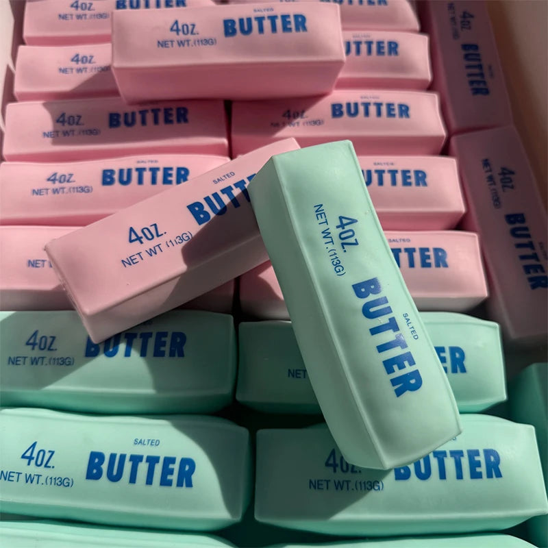 Butter Stick Squishy Stress Ball Fidget Toy Crunchy Squeeze Toy Round Blocks Filled ASMR Anti Stress Release Hand Relax Gift Toy
