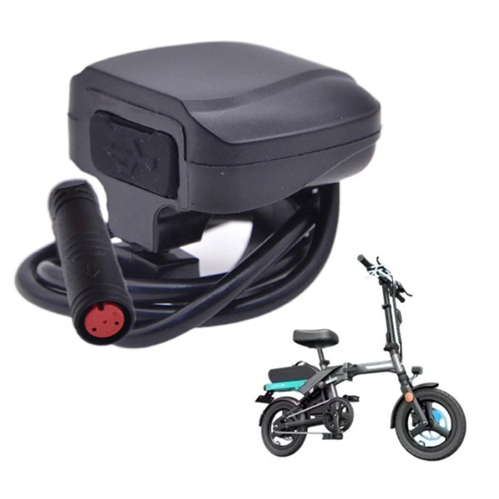 1pcs 36-48V Battery Charger- USB Adapter For Ebikes 5V2.1A USB Output Electric Bicycle For Charger- Mount For Motorcycle Scooter