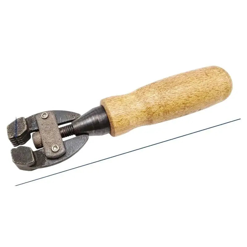 Handklemme mit Holzgriff, Halterung für Schmuck: Handwerkzeug für Goldschmiede, Drehbarer Schraubstock für Bankarbeiten