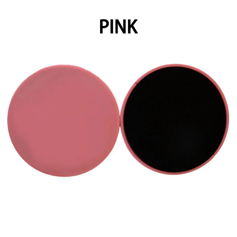 2pcs Solid Color Yoga Sliding Discs, Yoga Fitness Foot Sliding Pads, Workout Equipment For Abdominal Core Training, Body Shaping