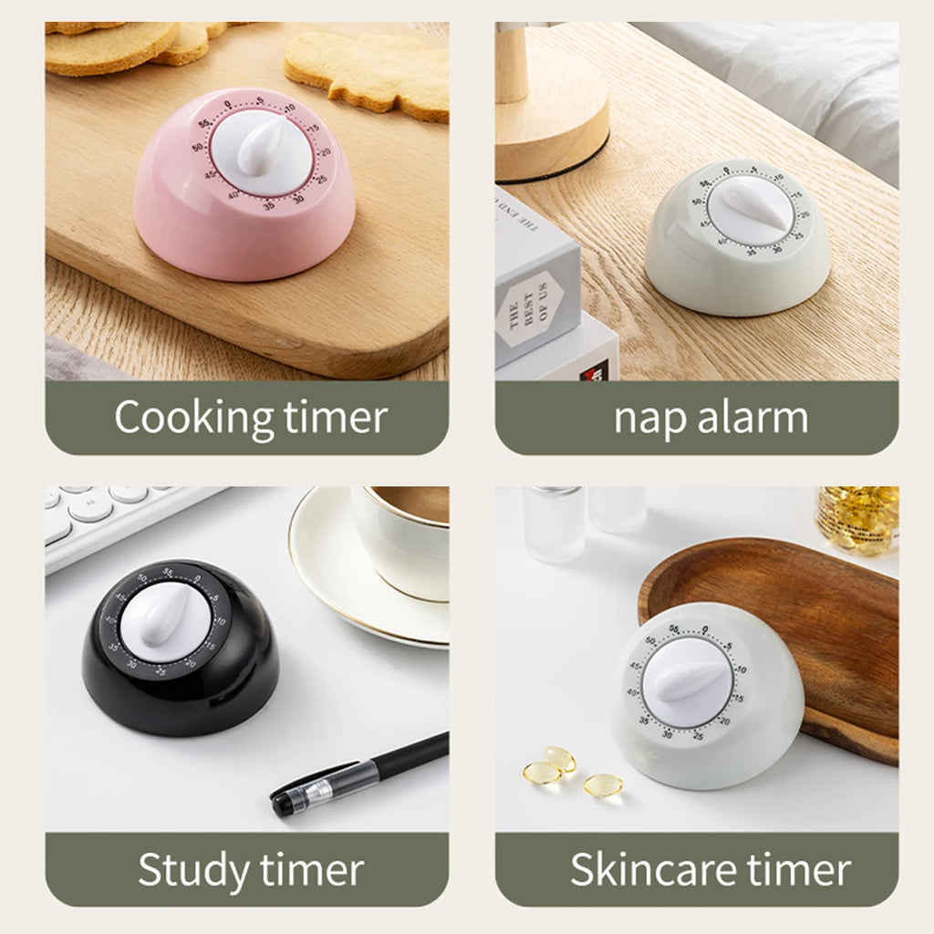 Kitchen timer mechanical reminder time management alarm self-discipline tool timer household clock countdown