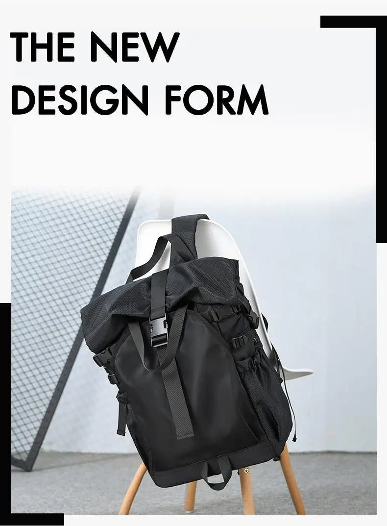 Funktioneller Rucksack für Reisen, Sport, Bergsteigen, Wandern, großes Fassungsvermögen, wasserdicht, leicht, Computer-Schultasche