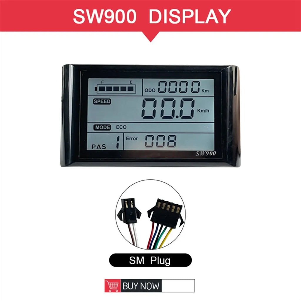 *AIMA E-Bike 40A Three Mode Sine Wave Brushless Controller with SW900 LCD Display for 1500W 2000W Ebike Accessories