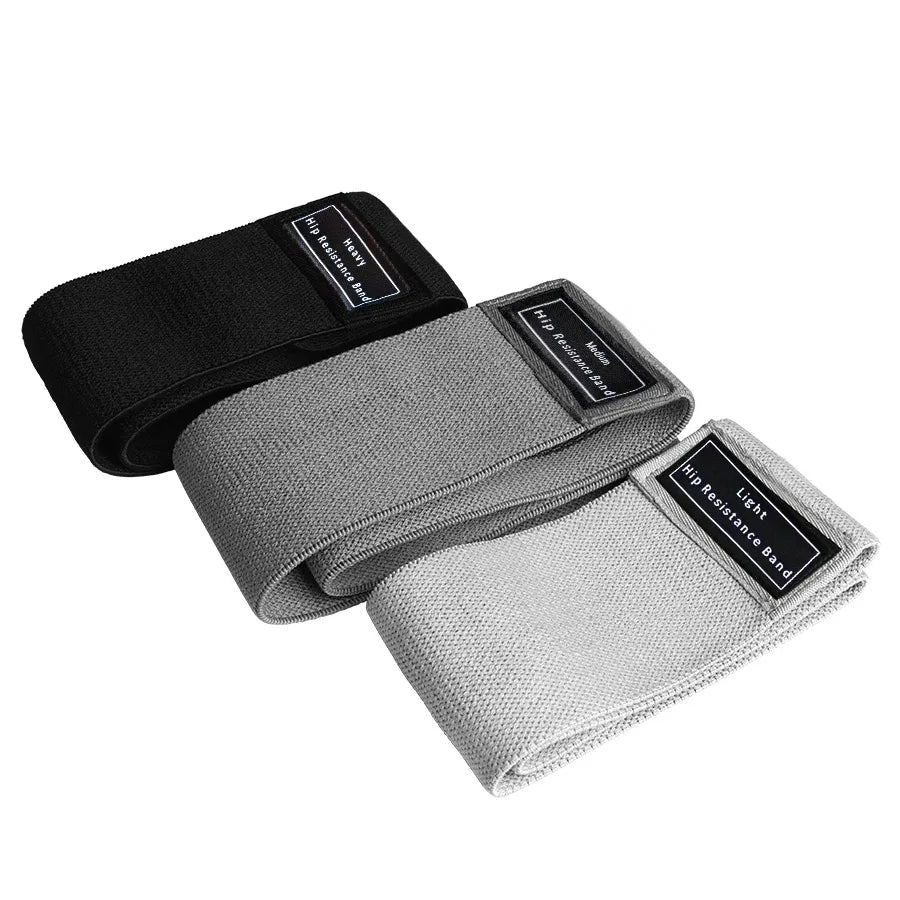 Glute Thigh Elastic Workout Bands Fabric Resistance Hip Booty Bands Squat Circle Stretch Fitness Strips Loops Yoga Gym Equipment