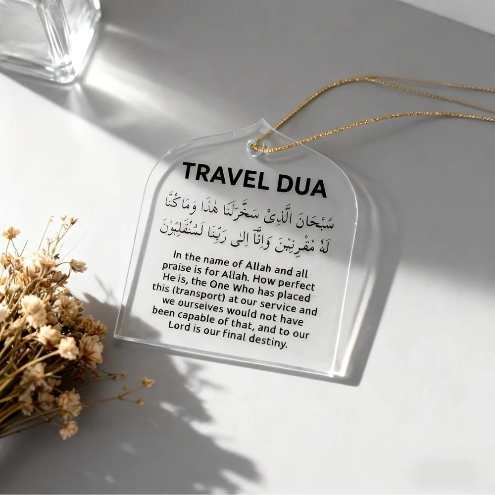 Islamic Travel Prayer Ornaments and Car Pendants: Mihrab Acrylic Hanging Decorations, Eid Al-Fitr Gifts, Ramadan Gifts