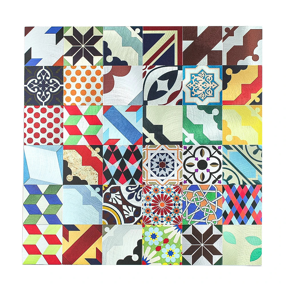 Islamic Self-adhesive Mosaic Wall Stickers DIY Aesthetic Room Decor Bathroom Accessories  Living Room Decoration Crafts Supplies