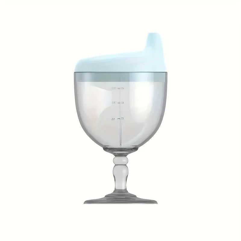 1pc Fun Party Cup for Kids,Cheerful Baby Wine Sippy Cup,Juice Milk Water Training Cup,Plastic Goblet Chalices for Birthday Party