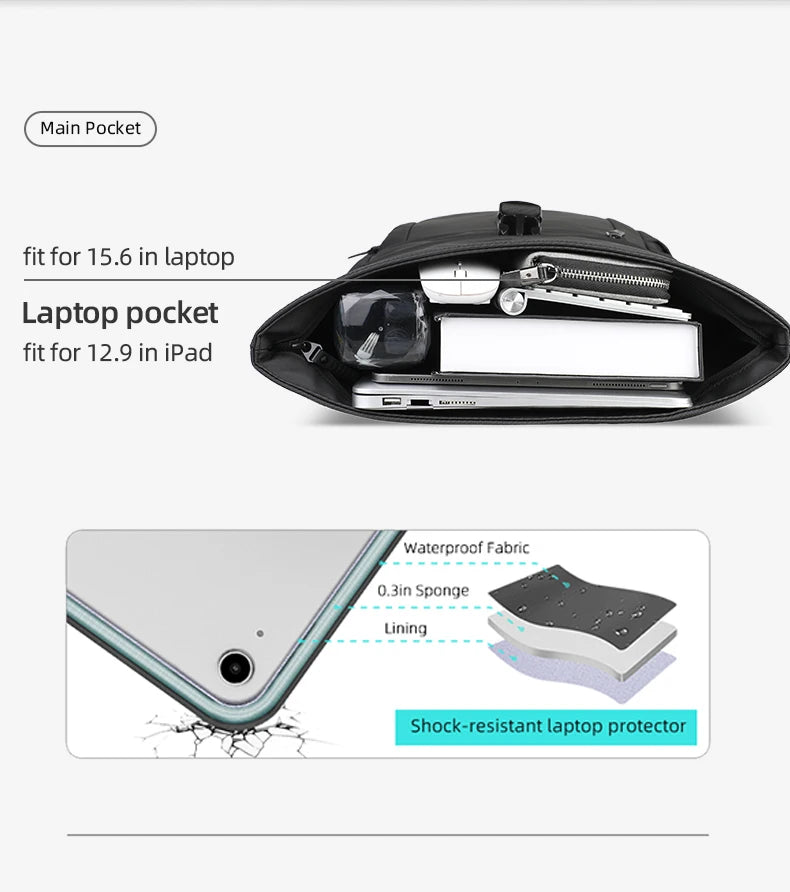 Heroic Knight Rolltop Laptop-Rucksack, erweiterbares, wasserabweisendes Fach, stilvoller Rucksack für Herren, lässiger Reiserucksack