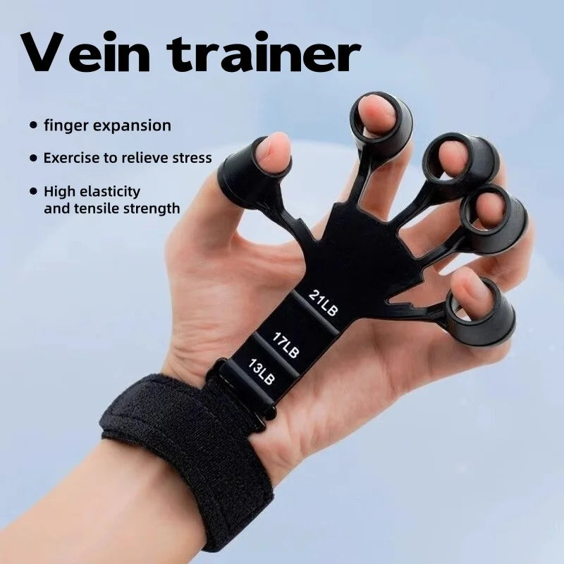 Fingertrainer, Griffkrafttrainer, Handtherapiegerät, Fingertrainingsgerät und Handkrafttrainer