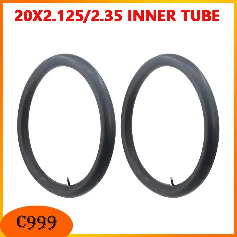 20-Inch E-Bike Inner Tube (20X2.125/2.35): High-Quality Rubber, Durable for Electric Bicycles