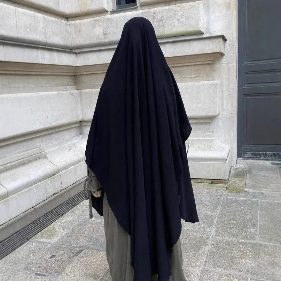 Eid Muslim Khimar Women Hijab Islamic Dubai Scarves Turban Arab Headdress Ramadan Morocco 2025 Praying Long Hijabs Headscarf