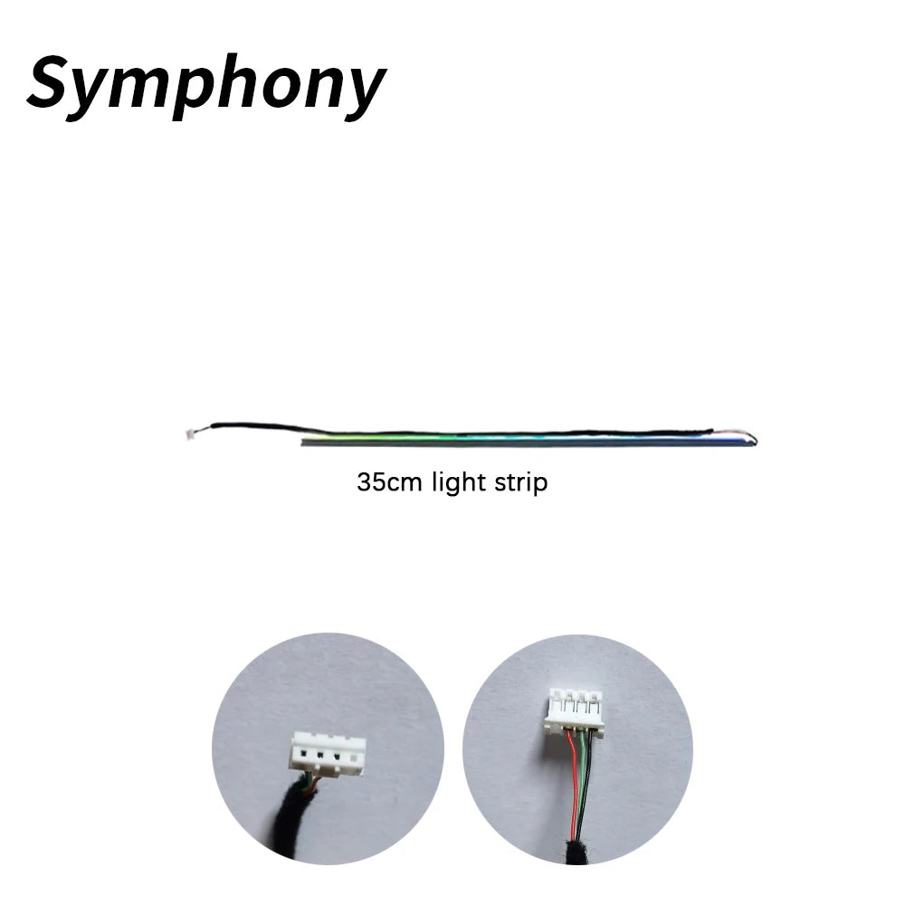 "Magic lantern" Symphony Ambient Light Accessories Full Colors Streamer Rainbow Parts 3 pin 3 wires LED Interior Mouldings