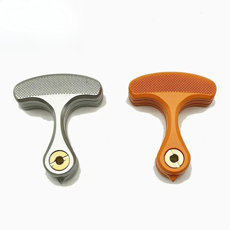 Fidget Spinner Claw-Shaped Magnetic Fidget Slider, Tactile Click & Slide Toy, Quiet Stress Relief EDC Gadget for Adults