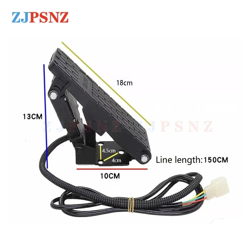Foot Pedal 2Pin 3Pin Electric Bike Scooter Throttle E-bike Electric Tricycle Accelerator Pedal Speed Control Motorcycle Throttle