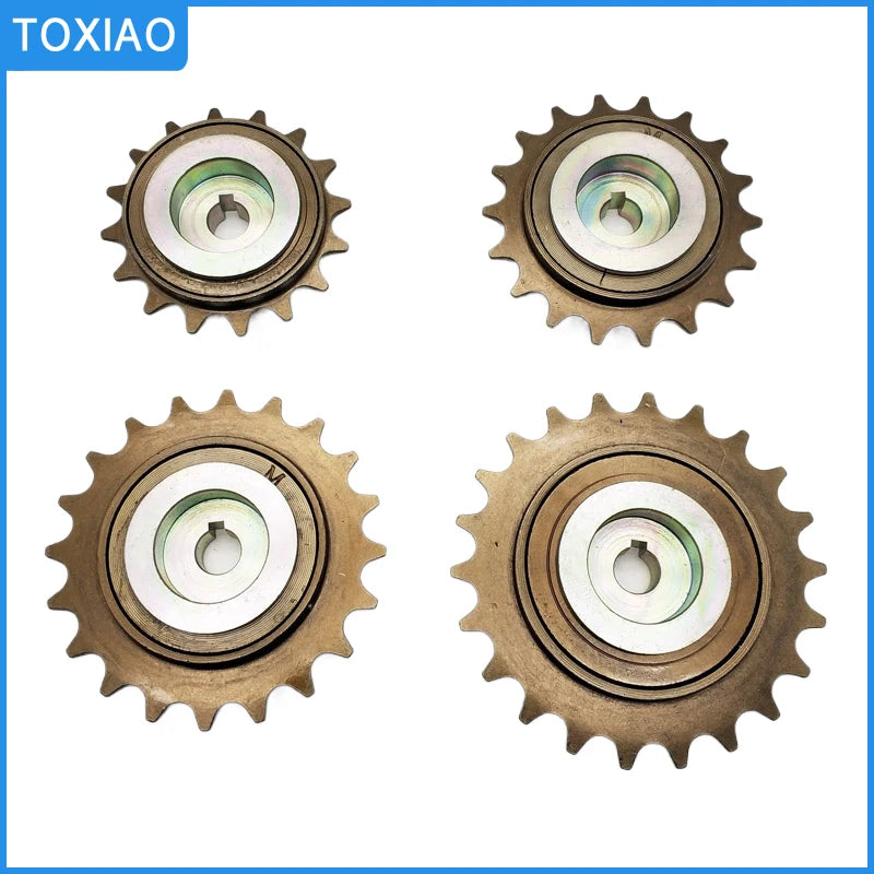 16T 18T 20T 22T Ebike Freewheel with Adaptor base for Unite Motor 1/2"x"1/8" Chain Fit #410 Bicycle Chain For Left Drive motor