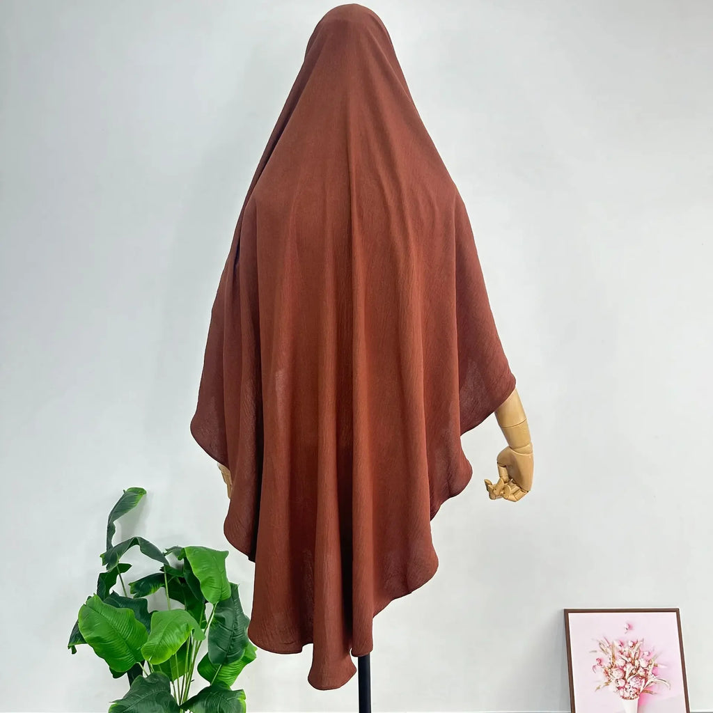 Eid Muslim Khimar Women Hijab Islamic Dubai Scarves Turban Arab Headdress Ramadan Morocco 2025 Praying Long Hijabs Headscarf