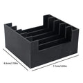 Festplattenaufbewahrungsbox 3,5-Zoll Mechanische Festplattenaufbewahrungsbox 3D-Gedrucktes Schwarzes Aufbewahrungsregal Organizer Wohnwagen-Zubehör