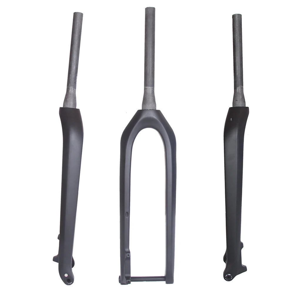 ELITE Frame Fork Carbon Bike Fork 29er/27.5ER MTB Carbon Mountain Bike Bicycle Fork 110mm Disc Boost Fork 1-1/8"-1-1/2"