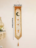 Islamic Ramadan Wall Banner Moon Star Lantern Tapestry for Eid Mubarak Kareem Muslim Festival Home Decor Hanging Ornaments Gifts