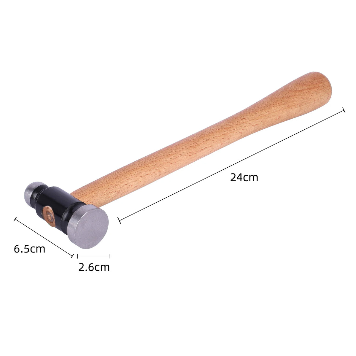 Schmuckherstellungs-Schlagnagelhammer, kleine Hämmer, DIY-Bastelwerkzeug, Holzgriff