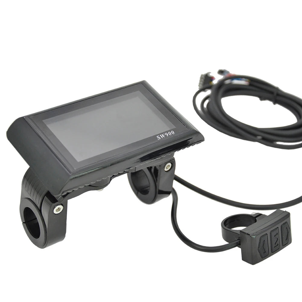 1 Set 5 Pin / 6 Pin E-bike Electric Bicycle E-Scooter LCD Display Color Screen Intelligent Instrument Durable And Practical
