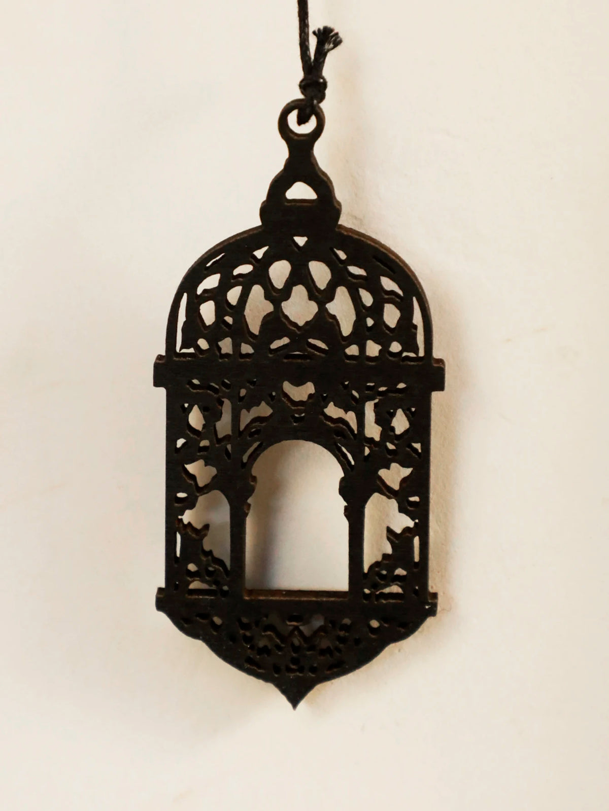 Wooden Hollow Moon and Star Lantern – DIY Ramadan Hanging Decor, Islamic Eid Mubarak Festival Decorations，Ornament Islamic Gifts