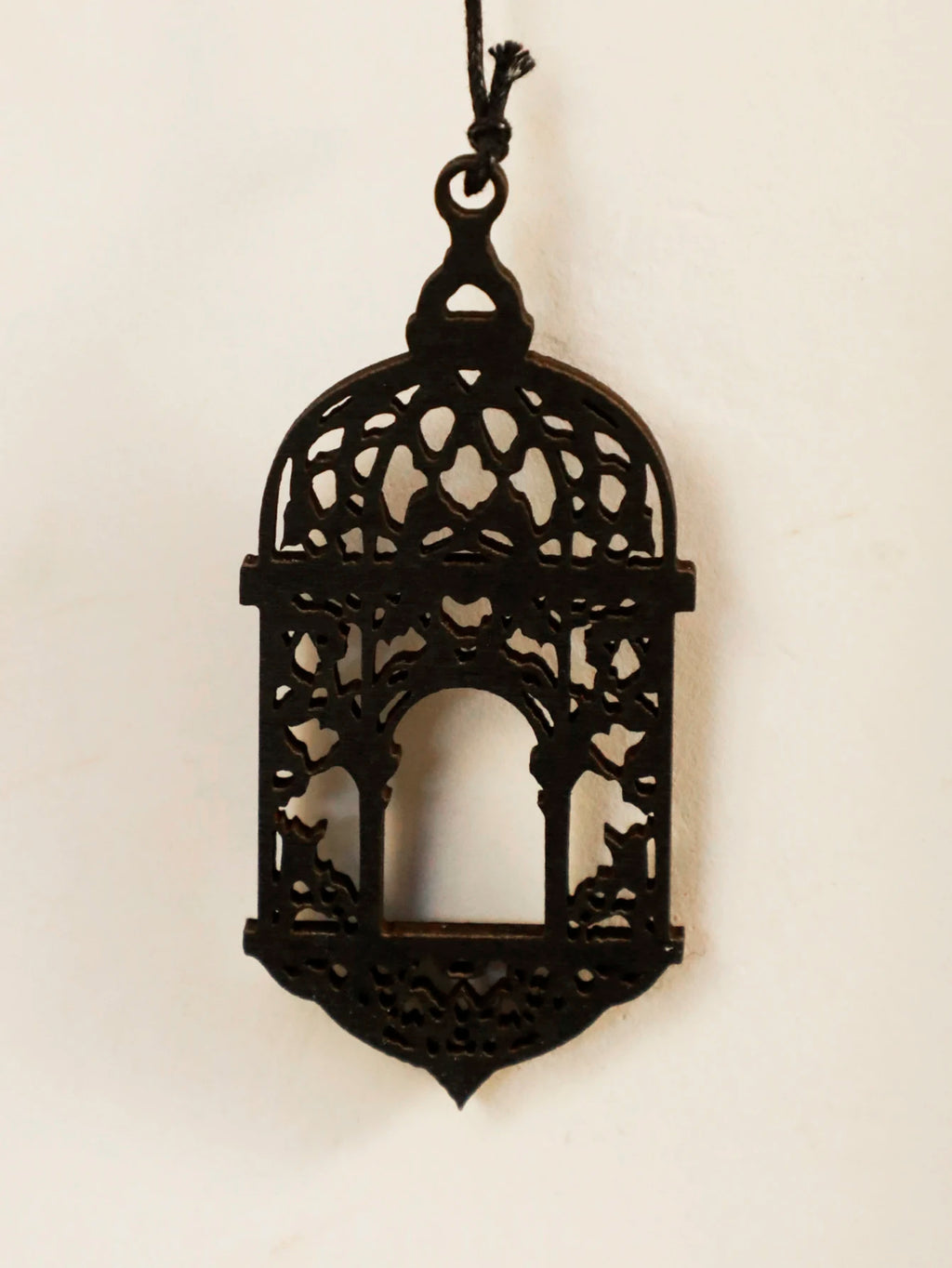 Wooden Hollow Moon and Star Lantern – DIY Ramadan Hanging Decor, Islamic Eid Mubarak Festival Decorations，Ornament Islamic Gifts
