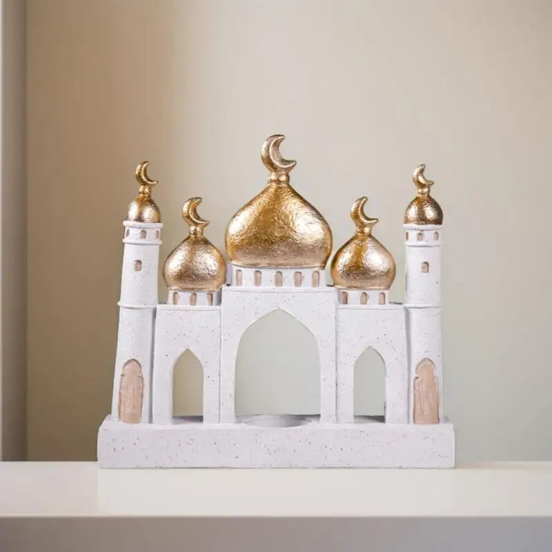 Islamic Ramadans Home Decors Resin Ornament for Eid Celebration Cultural Accessory Living Room Decoration Y5GB