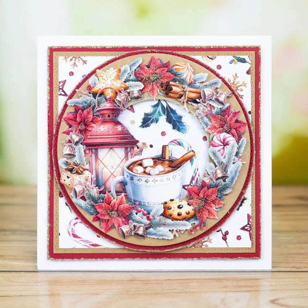 lanterns are decorated with flowers and grass Metal Cutting Frame Dies 2026 New Templates DIY Scrap booking Paper Making Crafts