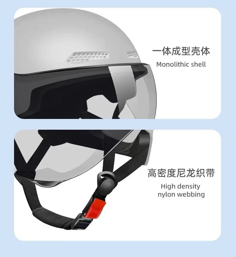 2025 E-Bike Motorcycle Half Helmet - Universal for Men Women