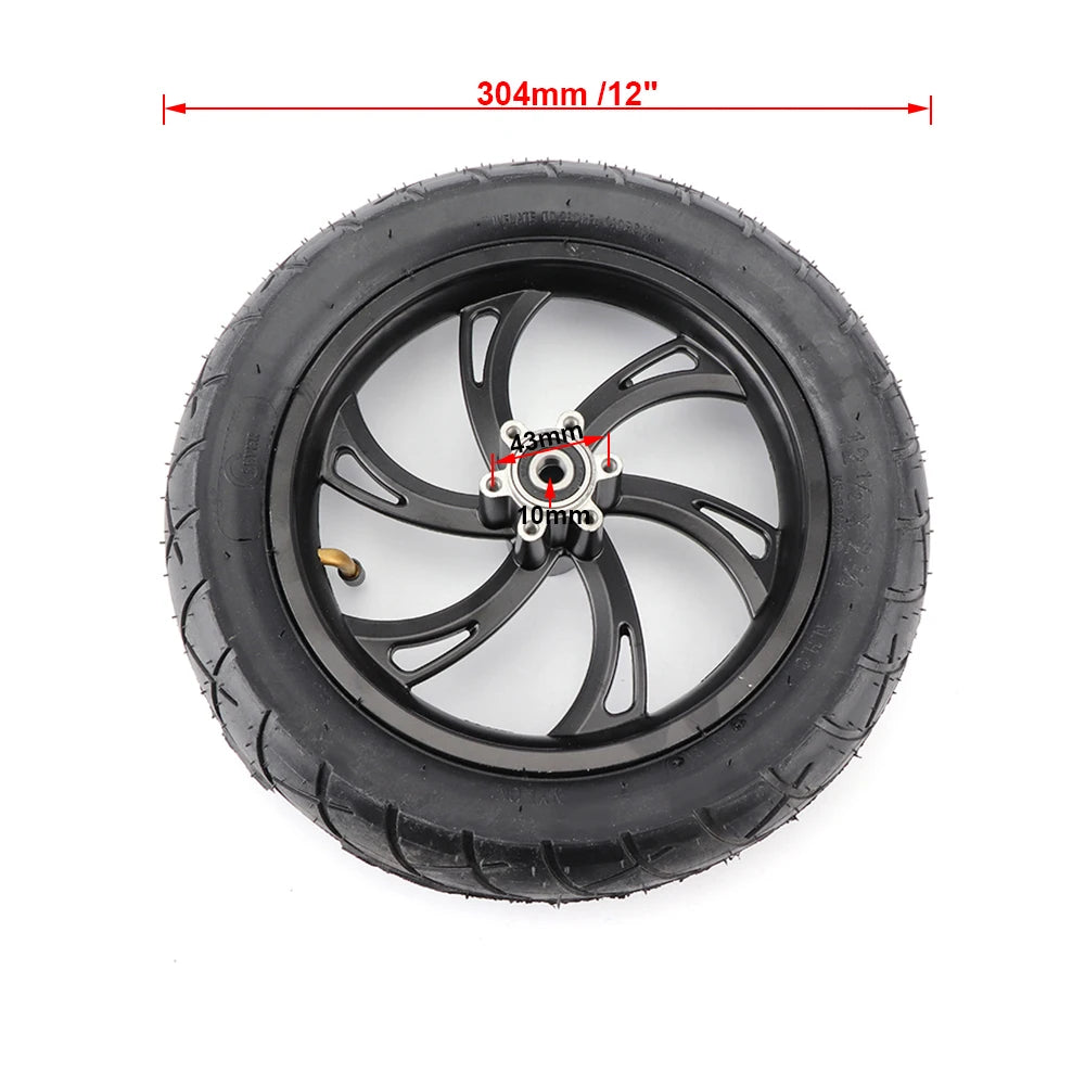 12-inch Wheels Tire 12 1/2X2 1/4 Motorcycle tires Rim for Electric Bicycle Electric Scooter Folding Bicycle E-bike Parts