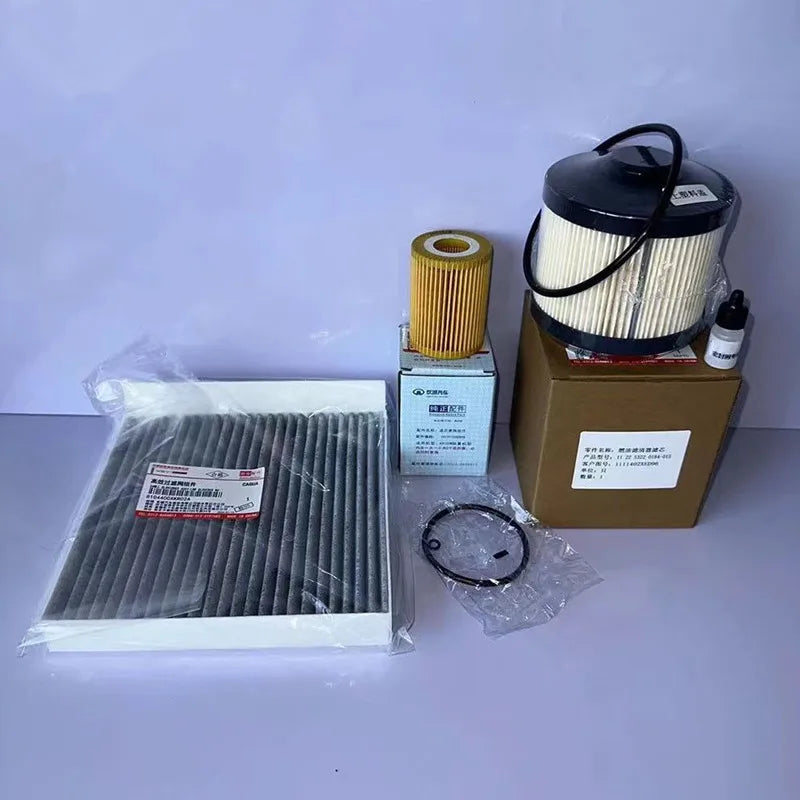 Autoteile für 2022 2023 2024 Diesel GWM Great Wall Poer GWM CANNON/Ute/Pao Luftfilter Ölfilter Innenraumfilter Dieselfilter