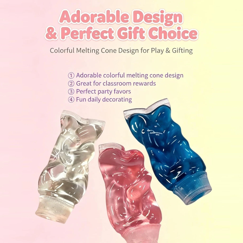 TPR Toothpaste Fidgets Sensory Plaything Slow-rebound Soft Novelty Rebounding Fidget Toy Portable Squeeze Toy for Home Or Office