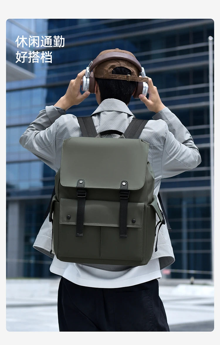 Leichter 15,6-Zoll-Laptop-Rucksack, wasserdicht, multifunktional, Reise-, Wander-, Schulrucksack, Mochila für Herren, Business, mit mehreren Taschen