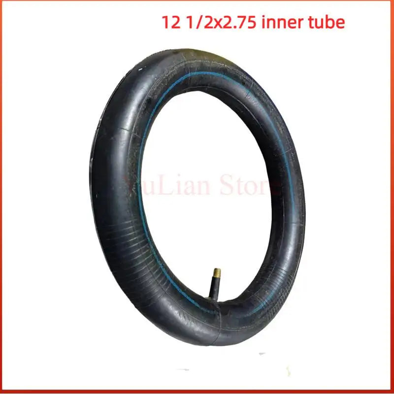 12In Electric bicycle Inner Tube 12 1/2x2.75With Straight/bent Mouth Valve EBike Scooter 12.5x2.75 Tube DurableWear